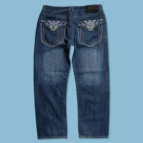 Y2K Denim Pants 38x32 Casual Office