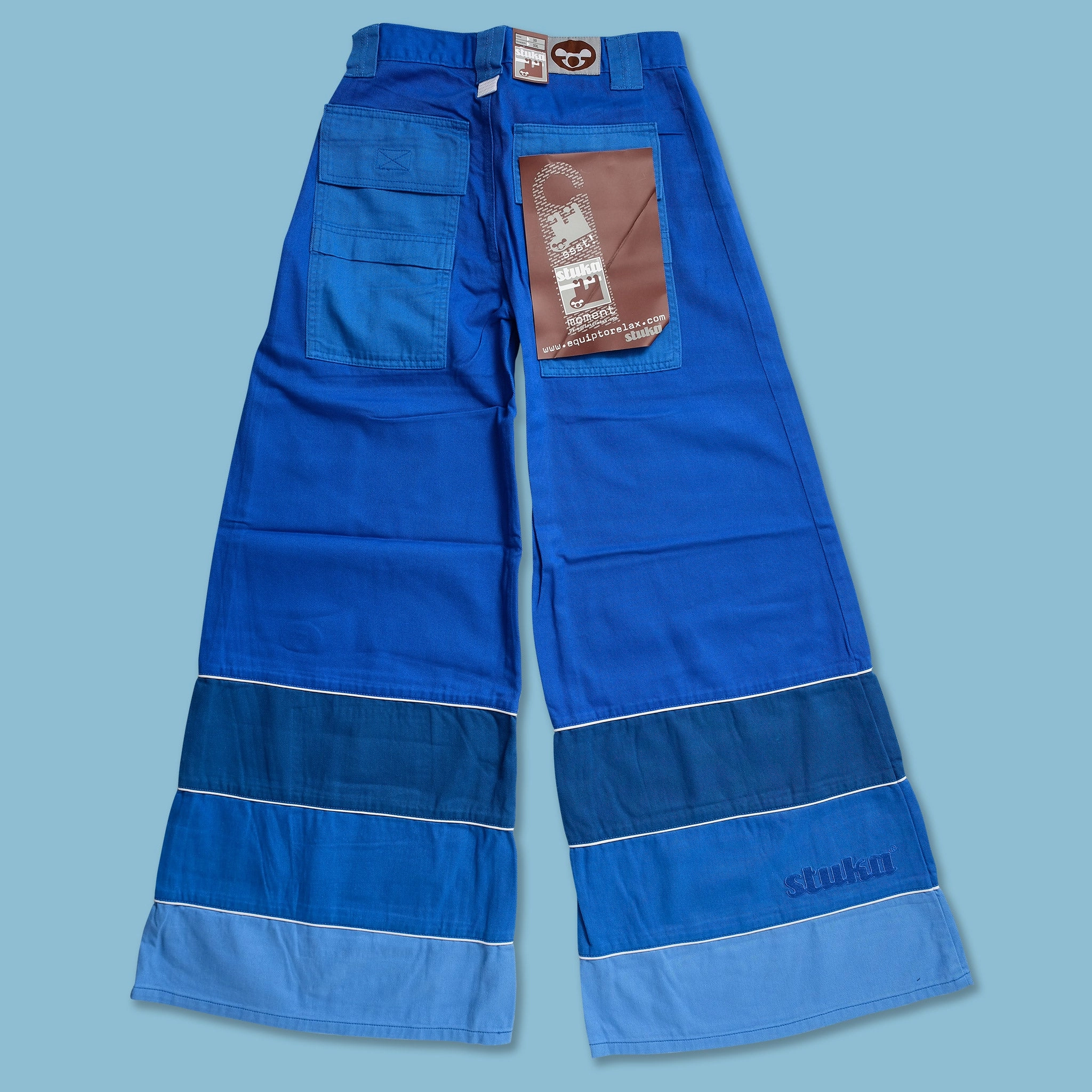 Y2K Flared Baggy Pants Base Layer