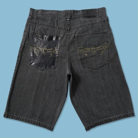 Friction Resistant Fabric Wrinklefree Y2K Southpole Baggy Jorts W40