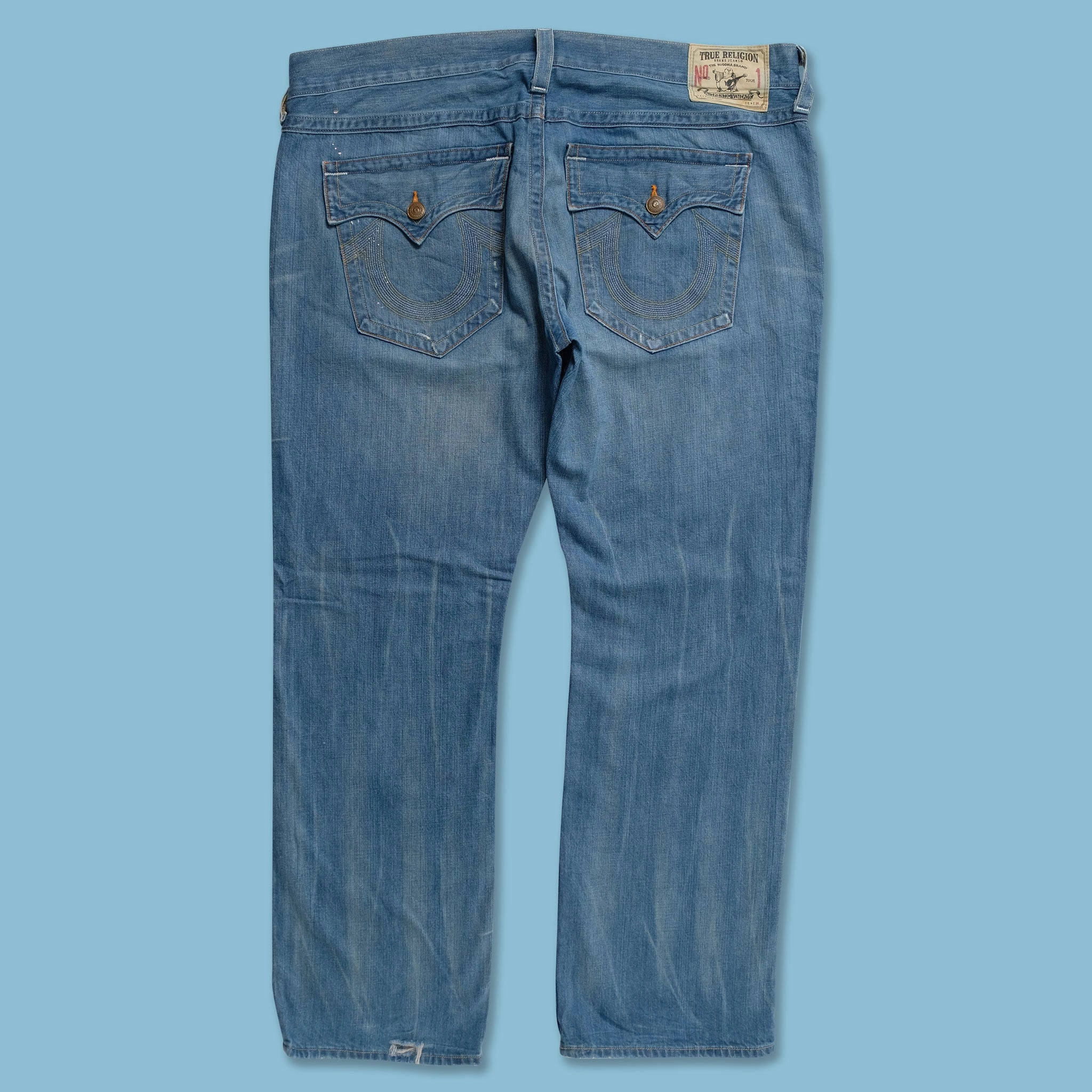 Y2K True Religion Denim Pants 42x34 Smart Layering