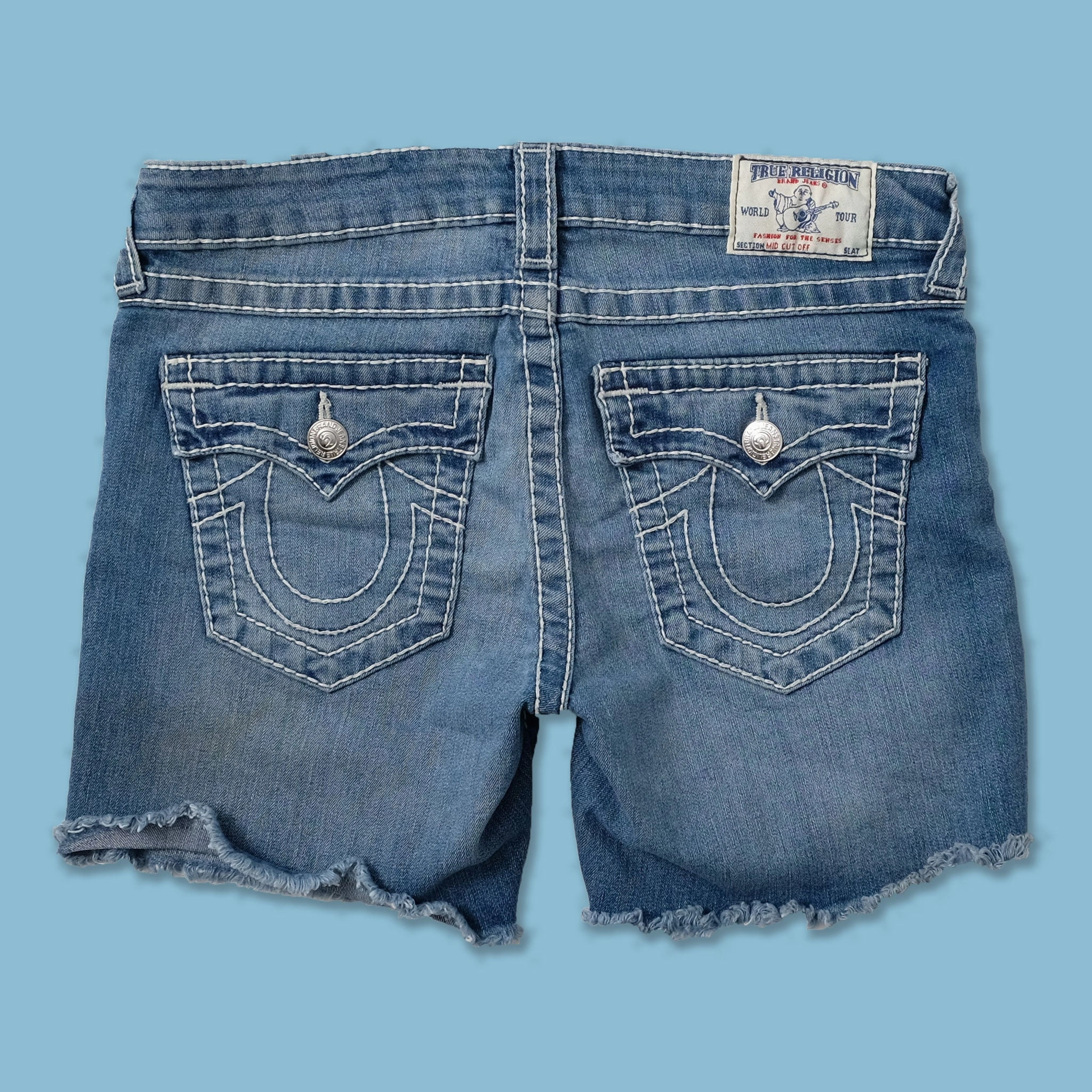 Belt loops Y2K True Religion Shorts W32