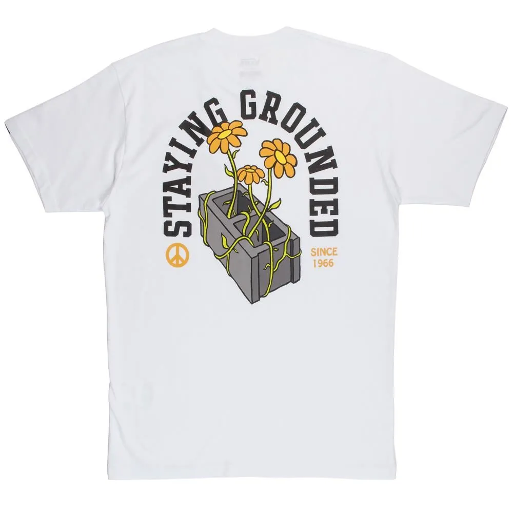 Perfect for Workouts Minimalist Style Vans Staying Grounded T-Shirt - White/Black
