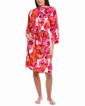 Plush Fleece Lining Natori Poppy Robe