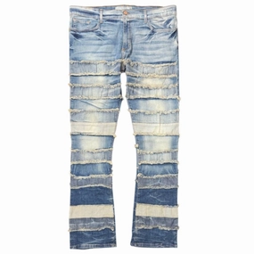 Total Comfort Weekend Style Outdoor Adventure Men's Distressed Jeans In Blue