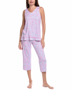 Ellen Tracy 2pc Pant & Top Pajama Set MultiPurpose Loungewear Cozy Thermal Insulation