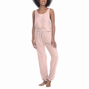 Relaxed Armhole Cut Breathable Knitwear Honeydew Intimates Just Chillin Jumpsuit
