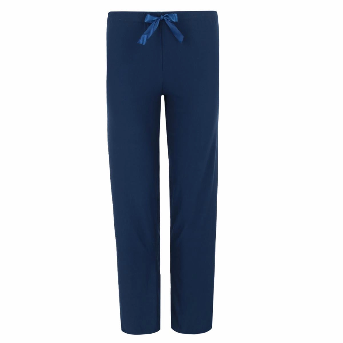 Stretchable Fabric Women's Plus Size Solid Open Bottom Lounge Pants