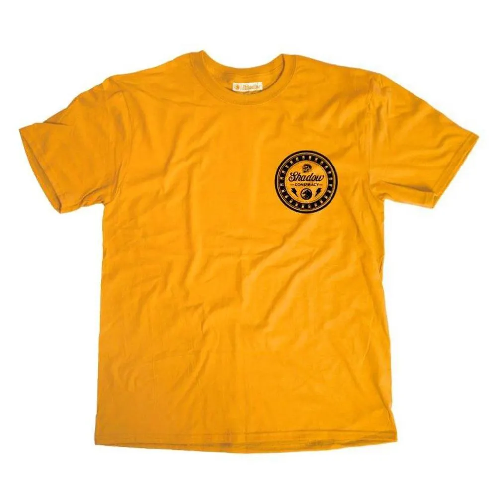 Running Speed Comfortable Casual Shadow Everlasting T-Shirt - Gold