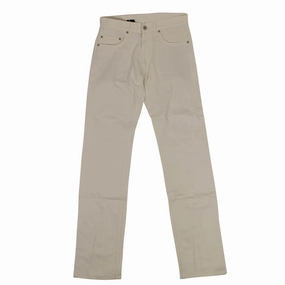 Zipper Jeans White Modern Silhouette Everyday Party Look