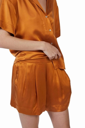 Reinforced Knee Panels Zurich Short In Caramel